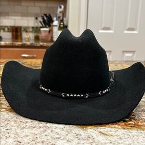 RCC Wool Black Cowboy Hat